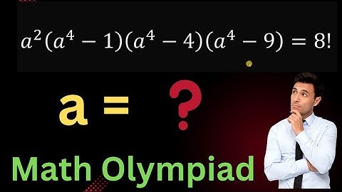 A nice math Olympiad question | Can you solve this?  #math #matholympiad