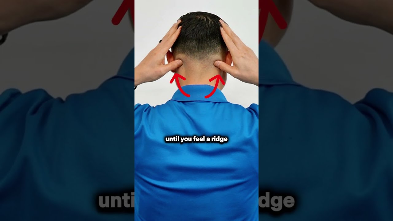 Quick Relief Banish Muscle Knots With Sub Occipital Massage In 45 Seconds