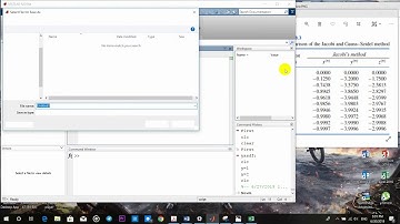 Iterative method by Jacobi and Gauss Seidel