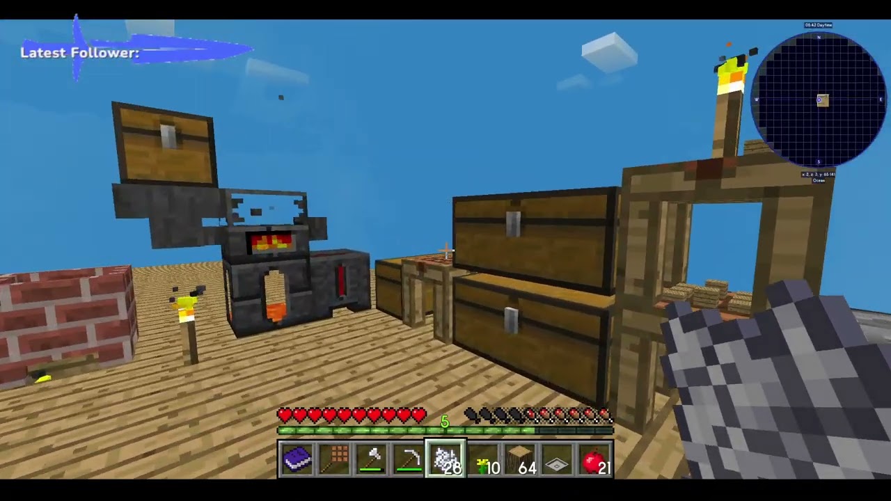 Bedrock player vs Java Skyblock(VOD#1)