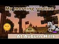 Morning routine of a Minecraft equestrian | Auburn Hills Estate