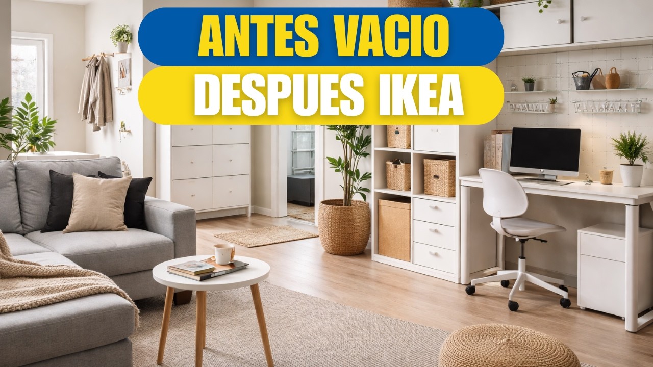 Cómo amueblar un DEPARTAMENTO PEQUEÑO desde CERO | Solo IKEA