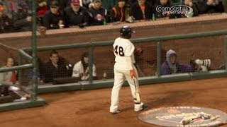 Celebrity Sandoval hit by foul ball, laughs it off Profile