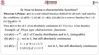 Characteristic functions IV