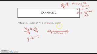 3.3 Solving 1-step Inequalities: Multiplying/Dividing