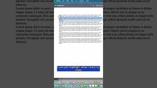 Copy Text From File Preview