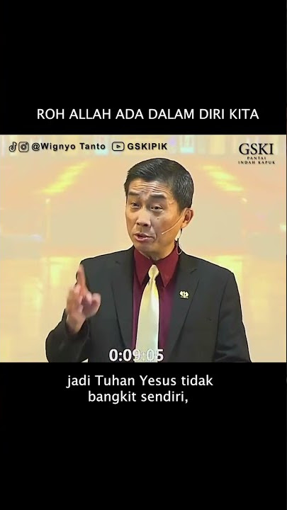 Roh Allah ada dalam Diri Kita | Pdt. Dr. Ir. Wignyo Tanto, M.M., M.Th. - #Shorts