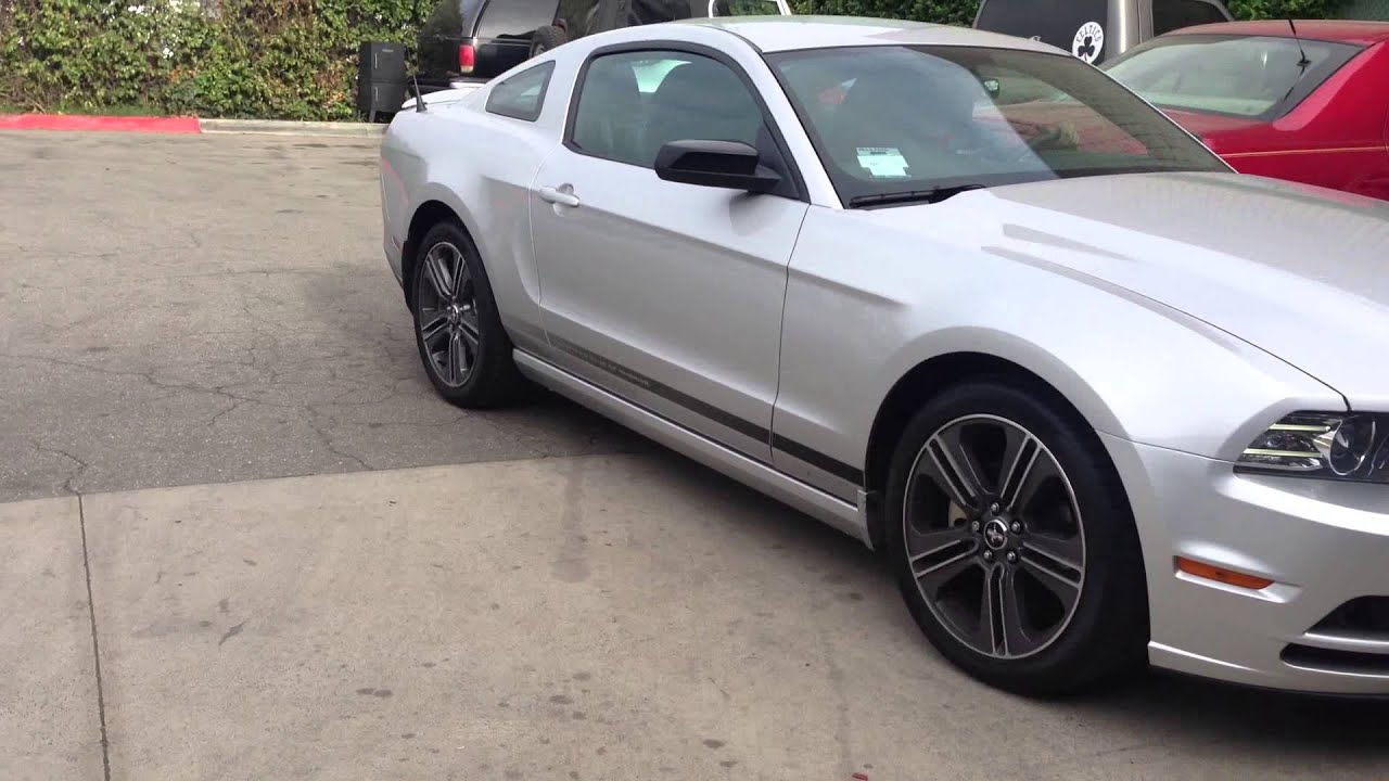 2013 Mustang v6 3.7 with MRT Interceptor Exhaust - YouTube