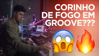 Video thumbnail of "CORINHO DE FOGO EM GROOVE - NT PRAISE - LÁ VEM FARAÓ - #KeysCam"