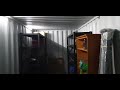 18v tool battery lighting for shipping container.