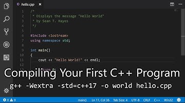 Compiling Your First C++ Program
