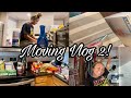 MOVING VLOG 2: UNPACKING AND ORGANIZING MY KITCHEN AND BEDROOM CLOSET!