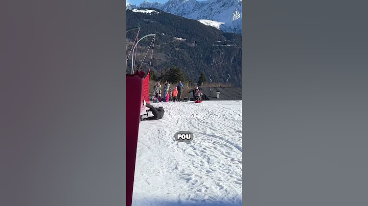 Je crois que je suis meilleur en luge qu’en ski, même si j’ai volé 💀 😂 #michou #ski #snow