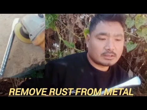 Remove rust from metal - YouTube
