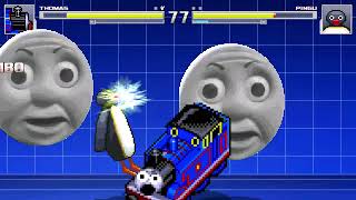 MUGEN Fight Reupload - Thomas The Tank Engine vs. Pingu