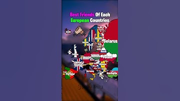 Best Friends Of Each European Countries #map #history #geography #europe #shorts #viral #trending