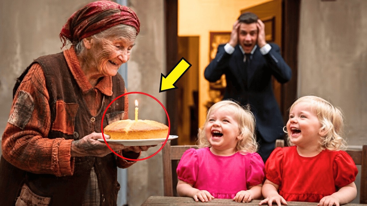 Milioner zapomniał o urodzinach córek… aż biedna staruszka nauczyła go, co naprawdę się liczy...