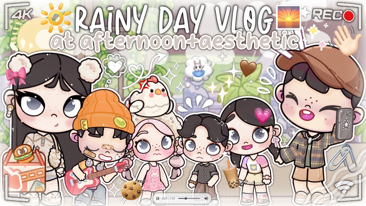 DRAMA AVATAR WORLD 🌧️ RAINY DAY VLOG SORE HARI?! 😍✨ | AESTHETIC VIBES