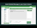 Send Unlimited Messages to your Saved Contacts