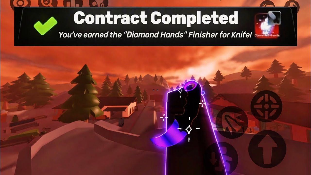 I unlocked *DIAMOND HANDS* On The Knife