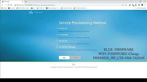 Huawei Blue Firmware Wifi Password Change Settings