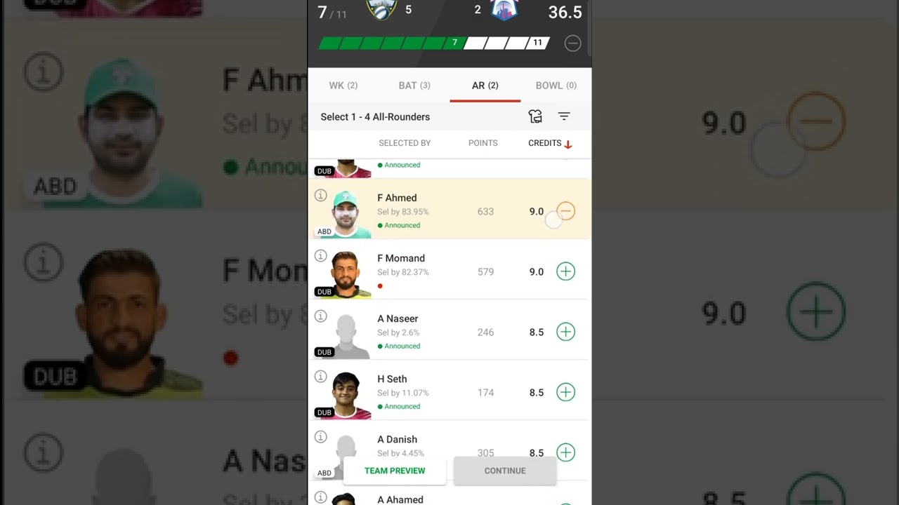 ABD VS DUB DREAM11 TEAM✅ | ABD VSUB DREAM11👍 | ABD VS DUB | ABD VS DUBDREAM11 PREDICTION ✅✅✅