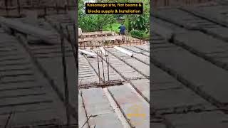 Flat beams & blocks successfully delivered and installed to site in Kakamega. #concretesolutions