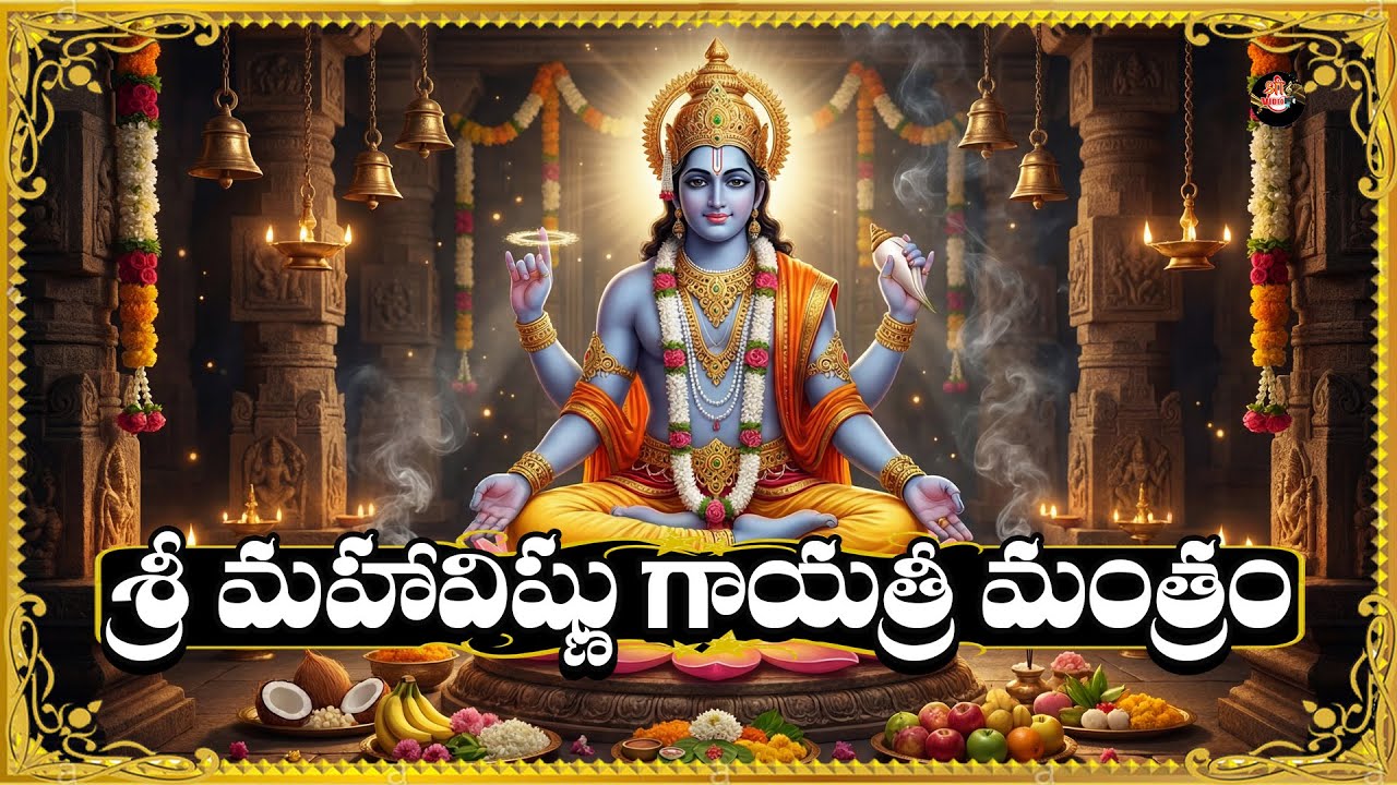 Sri Mahavishnu Gayatri Mantram | Powerful Vishnu Gayatri | Divine Protection & Peace | Bhakti Song