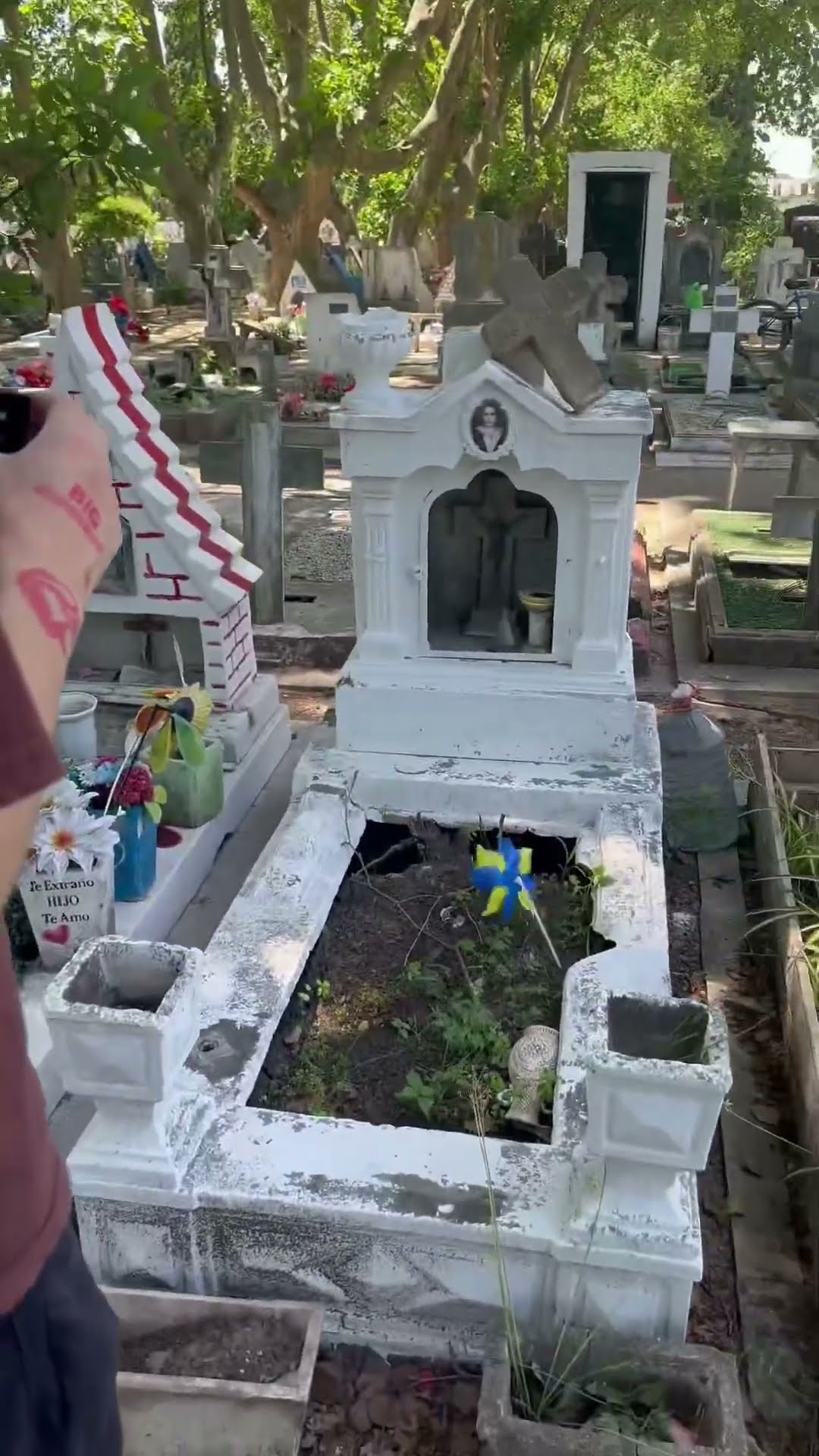 Así es como se encuentra la tumba de María después de 3 meses!