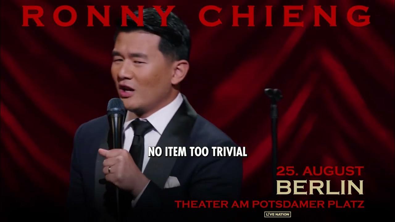 Ronny Chieng The Love To Hate It Tour Live Nation GSA YouTube