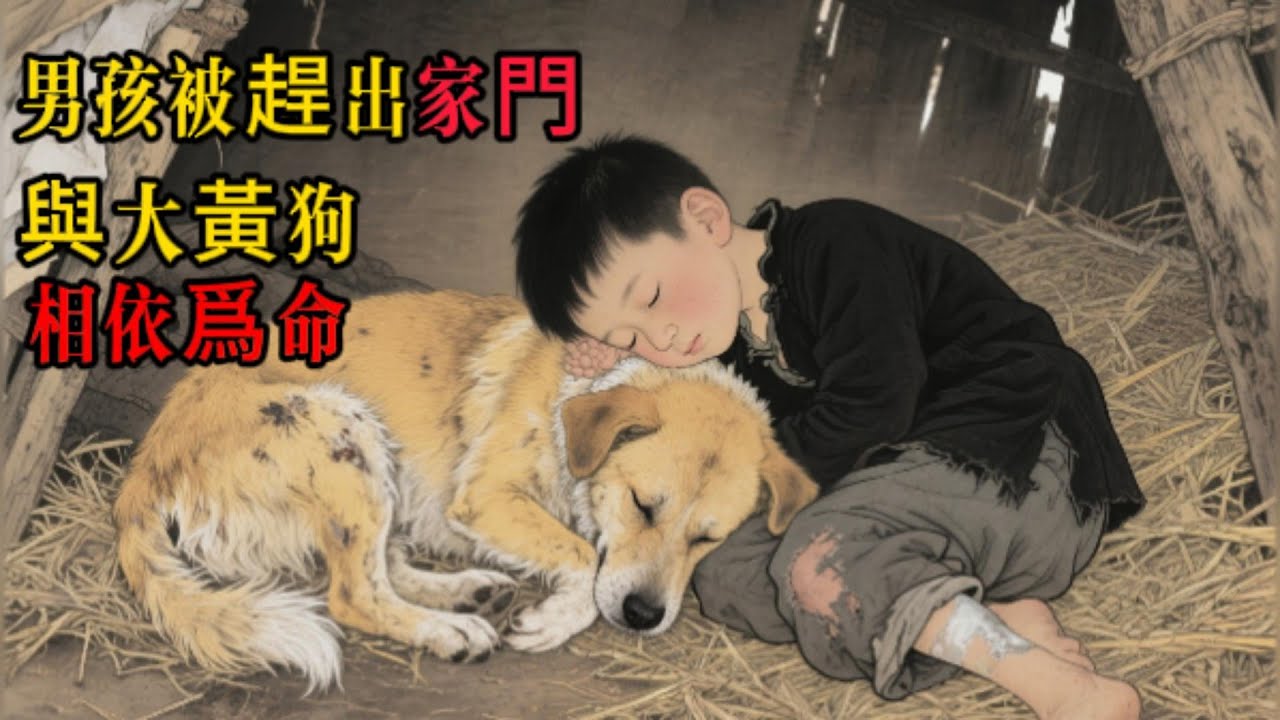 養母：「滾！別叫我媽！」10歲男孩被活活趕出家門，淪落街頭，與流浪狗分食相依為命，沒想到路過的富婆看了一眼他胸口的「破石頭」，當場淚崩…催淚故事,因果報應, 流浪狗#民間故事 #故事分享 #因果報應
