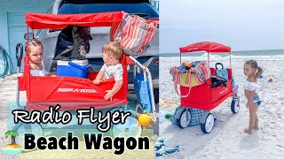 THE BEST BEACH WAGON FOR TODDLERS! | RADIO FLYER BEACH WAGON  MOM REVIEW 2021| Pieces of Jayde