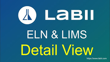 Detail View of Labii ELN & LIMS