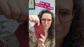 How to sew tailors tacks #sewingtips #tailoring #diy #sewing #sewinghacks #sewingtutorial