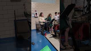Kcvers Ava's first band performance... Is Christmas program...4