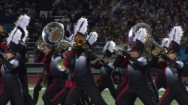 HUNTLEY MARCHING BAND-XFINITY HIGH SCHOOL HALF TIME SHOW.