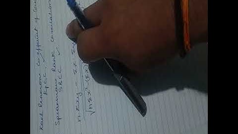 Karl  Pearson Correlation Coefficient part 1