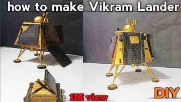 how to make Chandrayaan 3 | DIY Vikram Lander | #Chandrayaan #ISRO