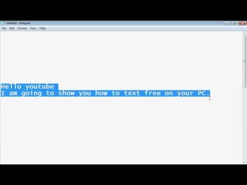 How To Text Free On Your Computer You How To Text Free On Your Computer