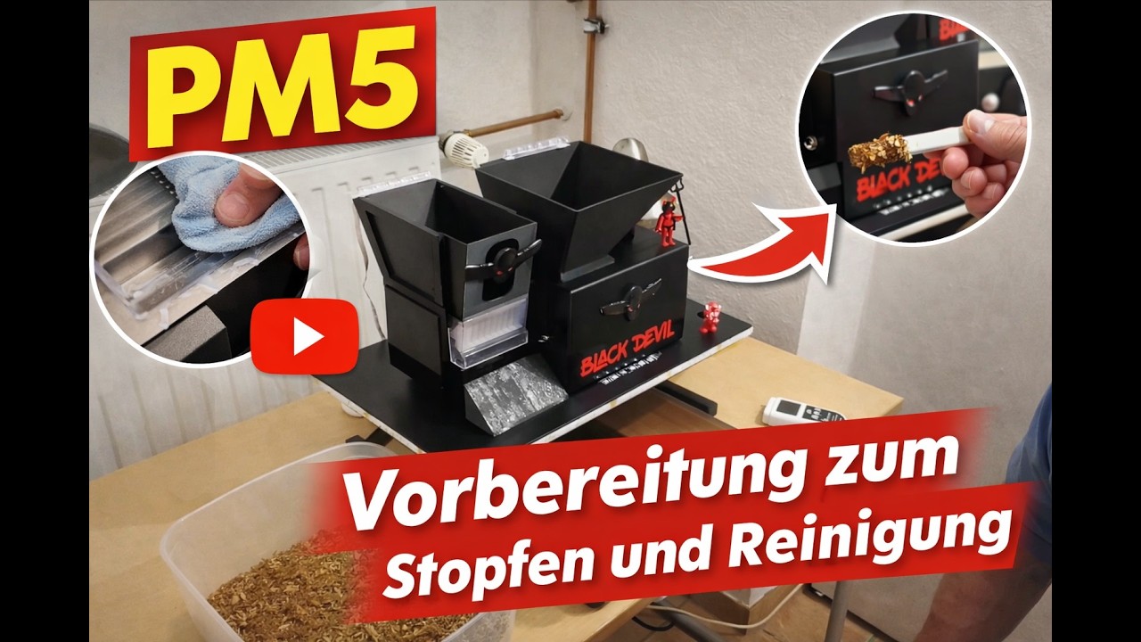 PM5 - Vorbereitung zum Stopfen und Reinigung nach dem Stopfen