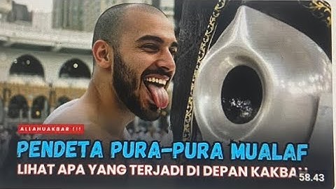 VIRAL‼️PENDETA PURA PURA MUALAF NEKAT HINA KA