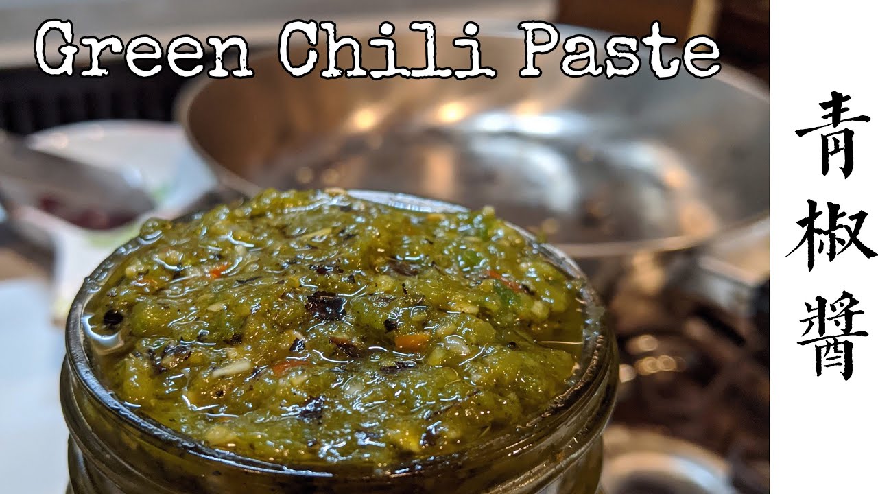 [tingscookbook] Green Chili Paste 万能青椒酱 All Purpose Sauce Easy recipe 超