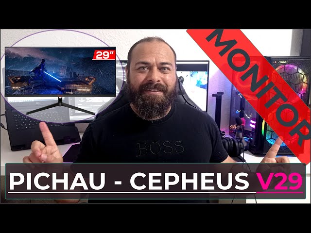 Monitor Gamer Pichau Cepheus V29 UltraWide, 29 Pol, IPS, WFHD, sRGB 100,  100Hz, FreeSync, HDMI/DP, PG-CFV29UW-BL01