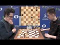 Sacrifice queen  fabiano caruana vs daniil dubov  fide world blitz championship 2023