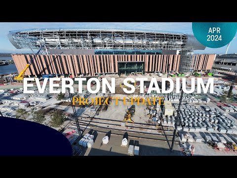 FAN PLAZA PROGRESS AT EVERTON STADIUM!