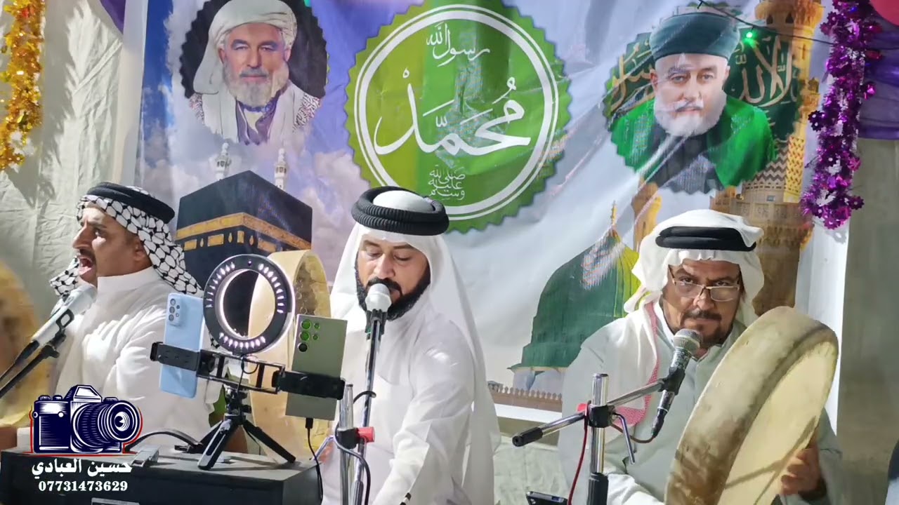 المداح ميسر الحيالي جديد افراح الميلاد في رواق التكيه العليه القادرية القرجيواريه في ديالى الهاشميات