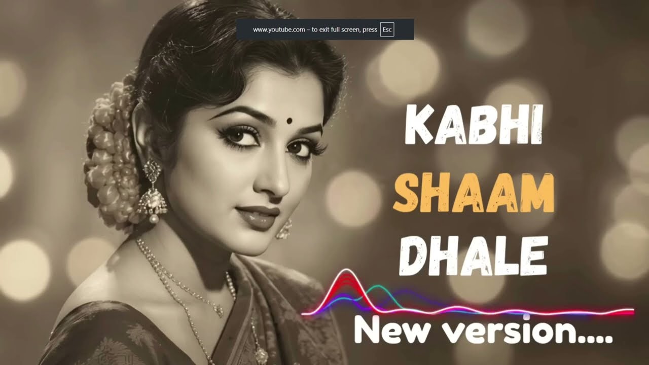 Kabhi Shaam Dhale Aa To Aana ❤️ | 90s Evergreen Romantic Song | AI Remake | Old Is Gold