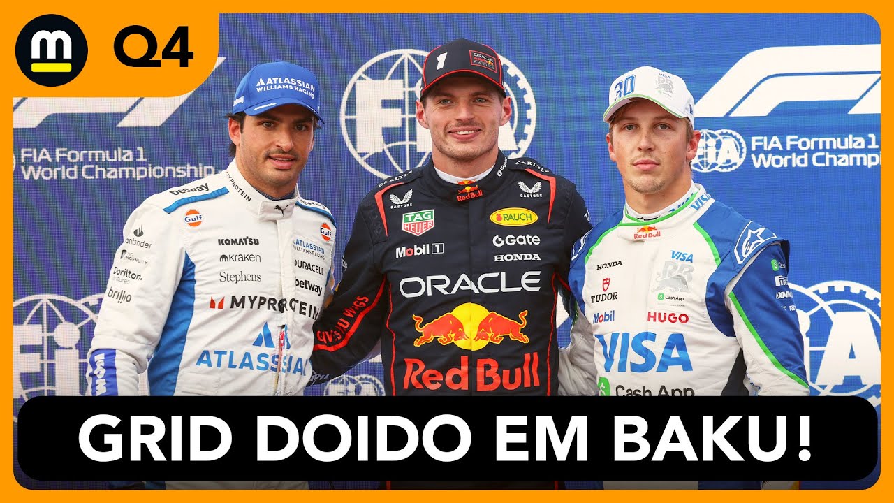 MAX POLE e SAINZ 2º em QUALI INSANO! Norris SÓ 7º e Piastri 9º pós-BATIDA, com BORTOLETO 13º. DEBATE