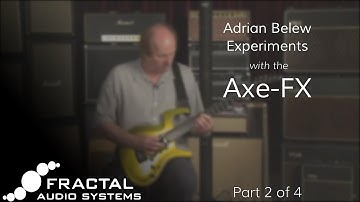 Adrian Belew Experiments With The Axe FX (Part 2 of 4)  •  Wildwood Guitars