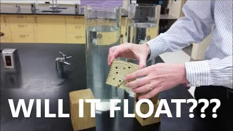 Wooden block with holes